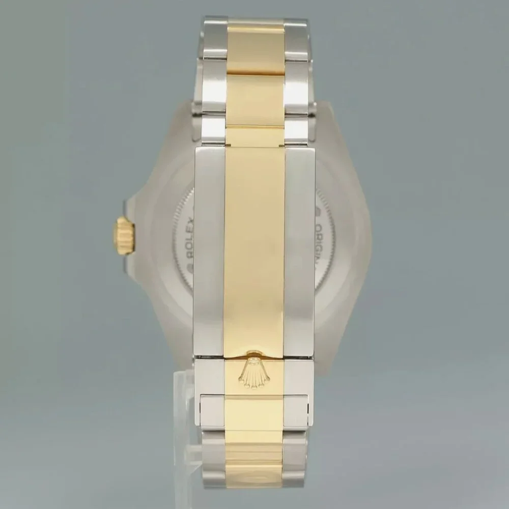 MINT Rolex Sea-Dweller Two-Tone Yellow Gold Steel Black Watch